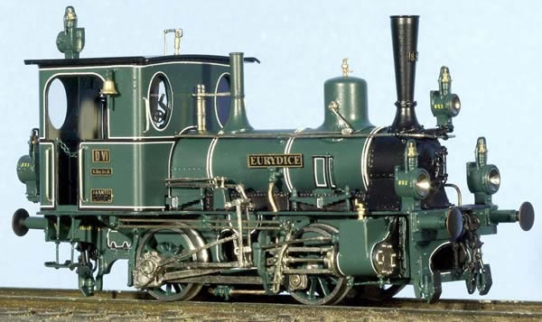 Micro Metakit 04102H - Class DVI “Eurydice” Tank Loco, Green/Black Livery with White Pin Stripping